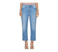 Dondup - Jean en denim classique avec boutons bijoux - Femme - Jeans - Bleu - Taille: W26