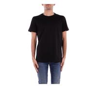 Dondup - Logo Front T-shirt - Homme - Tops - Noir - Taille: S