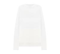 Dondup - Pull à col rond côtelé - Femme - Pulls - Beige - Taille: 36 FR