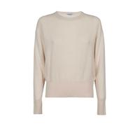 Dondup - Pull à Manches Longues en Maille Côtelée - Femme - Pulls - Beige - Taille: 40 FR