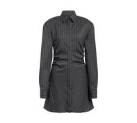 Dondup - Robe Chemise Mini - Femme - Robes - Gris - Taille: 38 FR