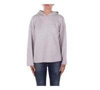 Dondup - SweaT-shirt à capuche oversize - Femme - Sweatshirts et sweats à capuche - Gris - Taille: 40 FR