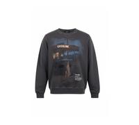 Dondup - SweaT-shirt ras du cou oversize - Homme - Sweatshirts et sweats à capuche - Gris - Taille: M