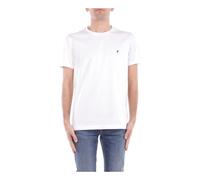 Dondup - T-shirt Logo Front Coupe Standard - Homme - Tops - Blanc - Taille: XL