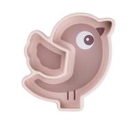 Done by deer Assiette pour enfants Birdee Stick&Stay Ø12 cm Poudre