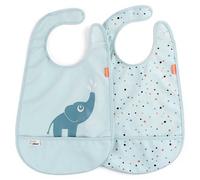 Done By Deer Bavoir Avec Velcro Lot De 2 Elphee