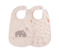 Done by deer Bavoir Ozzo avec velcro. lot de 3 Poudre