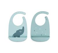 Done by deer Bavoir Elphee. lot de 2 Bleu