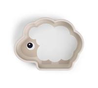 Done by Deer Bol en silicone Stick&Stay - Beige - Pour enfant - Avec ventouse - 100% silicone de qualité alimentaire