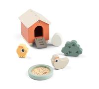 Done By Deer Tiny Farm Clucky Game Set Multicolore