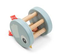 Done By Deer - Hochet en bois Birdee Bleu