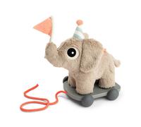 Done By Deer - Jouet à tirer 2 en 1 Elphee Sable