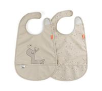 Done by Deer Bavoirs Lalee Velcro – Lot de 2 – Sable
