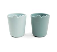 Done by deer Mini-mug pour enfants Croco 10 cl. lot de 2 Bleu