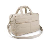 Done by Deer – Sac à langer matelassé beige – Tapis à langer pliable, 24L, anses et attaches poussette