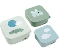Done by Deer Snackbox Happy Clouds Green, 3pcs.