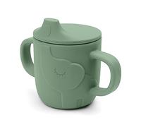 Done by Deer™ Tasse enfant poignées Peekaboo Elphee silicone vert