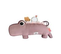 Done by Deer Tummy Time Bebe 3+ Mois - Jouet d'Activité pour Le Temps sur Le Ventre Croco - Coussin Bébé Sensoriel avec Miroir, Anneaux de Dentition et Textures Tactiles