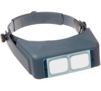 Donegan Optivisor Loupe frontale, 2x Magnification, 10" Focal Length, gris, 1