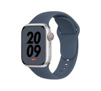DONEGANI C1A pour Bracelet Apple Watch Se Ultra 2 40mm 44mm 46mm 42mm 45mm 41mm 38mm 49mm Serie 10 9 8 7 6 5 4 3 Femme Homme Sport Band Bleu Abysse