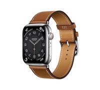 DONEGANI LB1 Bracelet Cuir pour Apple Watch Band Ultra 2 49mm, Serie 10 46mm, 9 8 7 45mm 41mm, SE 6 5 4 44mm 40mm, 3 2 1 42mm 38mm Femme Homme Brun