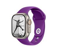 DONEGANI SB pour Bracelet Apple Watch Se Ultra 2 40mm 44mm 46mm 42mm 45mm 41mm 38mm 49mm Serie 10 9 8 7 6 5 4 3 Femme Homme Sport Band Pourpre Reine
