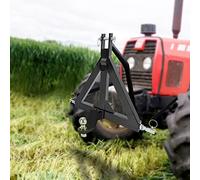 Donened Guide pour tracteurs avec 3 pivots d'embrayage, pour remorques et équipements agricoles à 3 points, adaptateur pour crochet de remorquage à 3 points