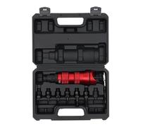 Donened Kit de pinces à écrou de rivet avec sac de transport robuste, kit adaptateur d'écrous à riveter pour perceuse électrique (M3, M4, M5, M6, 8-32, 10-24, 10-32-1/4-20), outil d'écrou à riveter