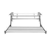 Donened Marchepied de camping-car en alliage d'aluminium, pliable, marche manuelle en acier inoxydable, jusqu'à 150 kg, pour camping-car, camion, caravane