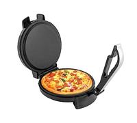 Donened Roti Maker - Chauffage électrique double face en acier inoxydable - 1200 W - Presse-farine de maïs - Revêtement antiadhésif - Contrôle de la température - Pour tortillas, tacos, quesadilla,