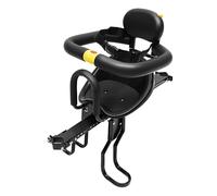 Donened - Siège enfant pour enfants avant, siège enfant de vélo avec rail de sécurité, repose-pieds, ceinture de sécurité, siège enfant pour tous les VTT pour adultes, siège de vélo pour enfants de 8