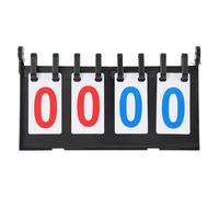 Donened Tableau d'affichage, compteur de points à 4 chiffres, table de sport portable, pour le sport, le tennis, le basketball, le baseball, le softball
