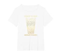 Doner Kebab Unknown Pleasures Humour Turc Bouffe Rétro T-Shirt, Femme Grandes Tailles, Blanc, 5X