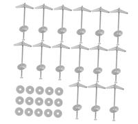DONFAMDS 15ensembles Vis Et Écrous à Oreilles Boulons à Écrous Et Inserts Filetés Ancrages Pour Plafond Et Murs Vis à Oreilles à Tête Moletée Pour Cloisons Sèches Et Cadres