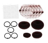 DONFAMDS 1ensemble Couvre-chignon Invisible Pour Femmes Outils De Coiffure Filets à Cheveux Et Accessoires Pour Coiffures Élégantes Pour Fêtes Mariages Et Vie Quotidienne