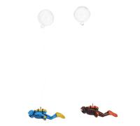 DONFAMDS 2 Ensembles Figurines de Plongeur Flottantes pour Aquarium Décoration sous Réaliste Ornement pour Aquariums Réservoirs de Décoratives pour Créer Un Paysage Aquatique Attrayant