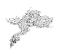 DONFAMDS 2 pièces Emblèmes Voiture Alliage de Zinc Autocollants Extérieurs Chinois Dragon Décorations Durables pour SUV et Installation Facile