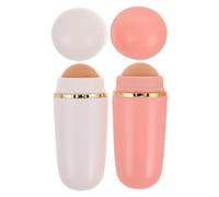 DONFAMDS 2 Pièces Volcanic Face Roller Pierre Absorbante Huile pour Gras Roller Nettoyage Pores et Amélioration de Texture