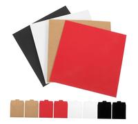 DONFAMDS 20 Pièces Pochettes CD DVD Kraft Lot Rangement Papier pour CD DVD avec Couleurs pour Classification Naturel Protection Durable DIY