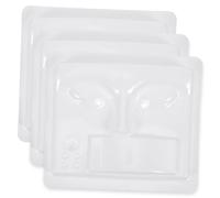 DONFAMDS 3 Pièces Plateau de Pratique pour Extensions de Cils de Modèles pour Grafting de Cils Outils pour Salons de Beauté et Apprentissage Techniques