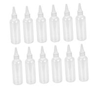 DONFAMDS 30pièces Bouteilles Squeeze Avec Embout Flacons Applicateurs Idéaux Pour Coloration Capillaire Cosmétique Et Peinture Pratiques Et Pe