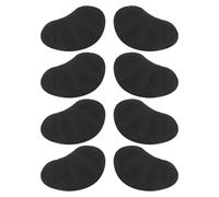 DONFAMDS 4 Paires Coussinets de Talon Adhésifs en Écume et Tissu Noir pour Chaussures de Sport, Protection Antidérapante et Prévention des Ampoules pour Hommes et Femmes