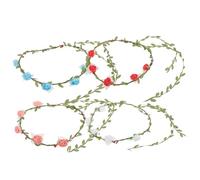 DONFAMDS 4 pièces Bandeaux de Mariée Fleuris Couronnes de Fleurs Décoratives Accessoires de Cheveux Élégants pour Mariage Fête et