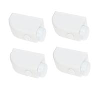 DONFAMDS 4 pièces Lot de Serrures de Sécurité pour Fenêtres Coulissantes Aluminium Limiteur de Fenêtre Vol et Protection Garçon Fille Barre de Blocage pour Baie Vitrée Fixation Sécurisée