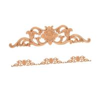 DONFAMDS 4pièces Lot de Appliques Bois Sculpté pour Portes Et Meubles Style Européen Décorations Intérieures