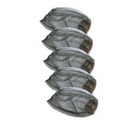 DONFAMDS 5Pièces Chapeau Moustiquaire Élastique pour Protection Insectes Activités de Plein Air Filet Moustiques