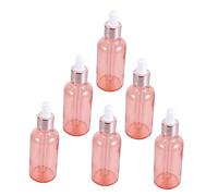 DONFAMDS 6pièces Flacon Pipette Vide Rose Doré Bouteilles De Parfum Et Lotion Avec Compte-gouttes Pour Voyage Et Cosmétique