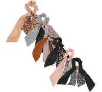 DONFAMDS 6Pièces Floral Élastiques Set de Accessoires pour Élastiques Non Glissants Parfaits pour Types