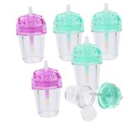 DONFAMDS 7 Pièces Tubes De Gloss Rechargeables Et Vides Pour Soin Des Lèvres Kit De Fabrication Diy Avec Flacons Transparents Pour Voyages Et Cadeaux Créatifs