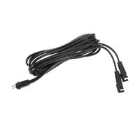 DONFAMDS Adaptateur Secteur Câble de 2 Mètres Noir en Plastique Installation Facile et Pratique, pour Fauteuil Inclinable, pour Maison et Salon